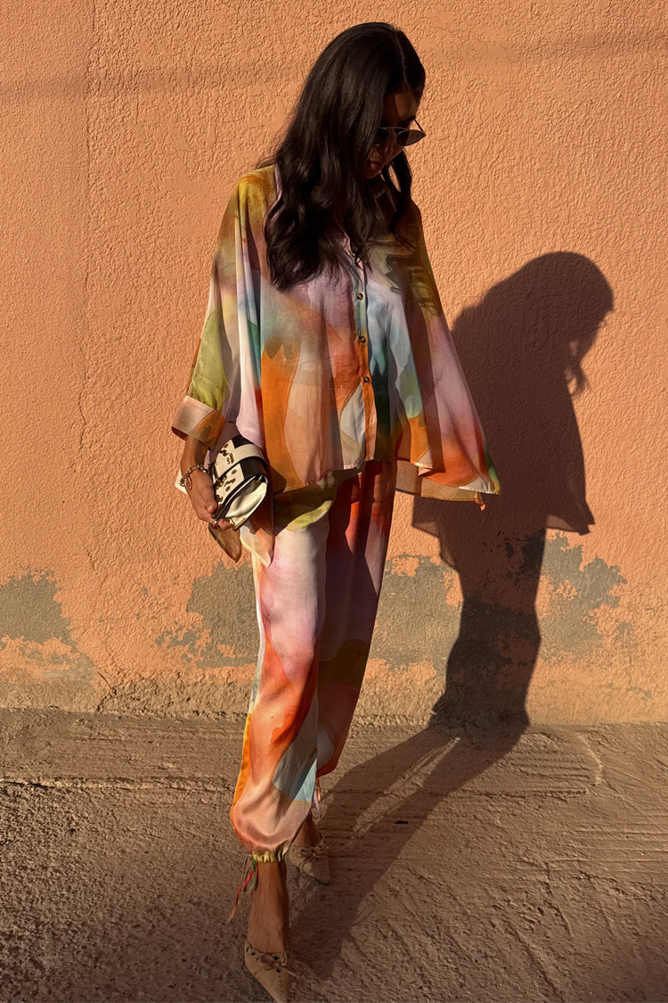 Abstract Cape Shirt - Image 6