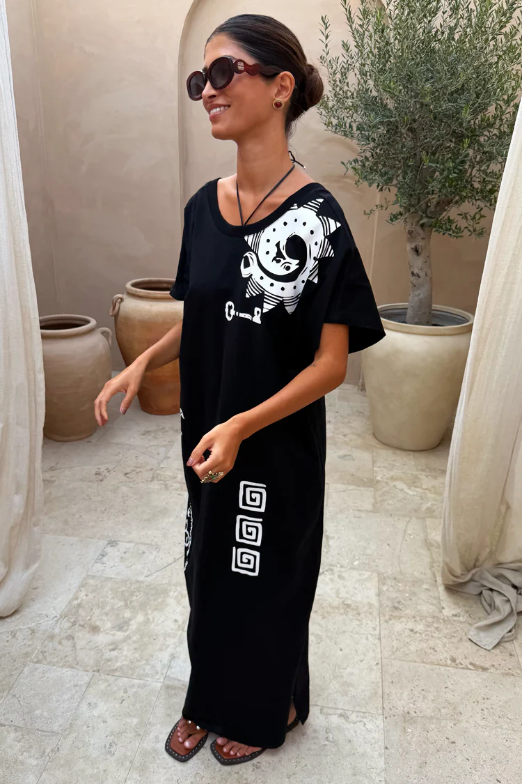 Black Dolce Vita T-Shirt Dress - Image 6