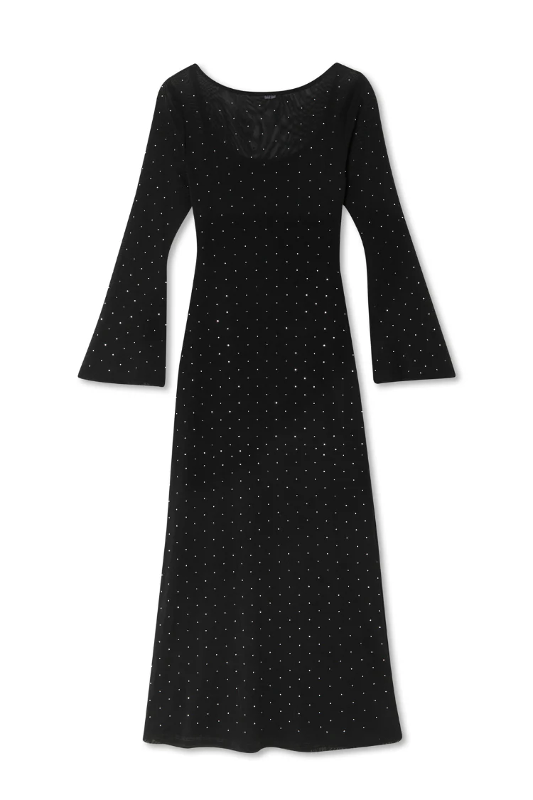 Black Icon Mesh Dress - Image 13