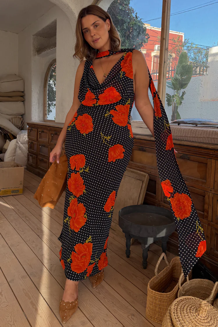 Black Poppy Sophie Dress - Image 3