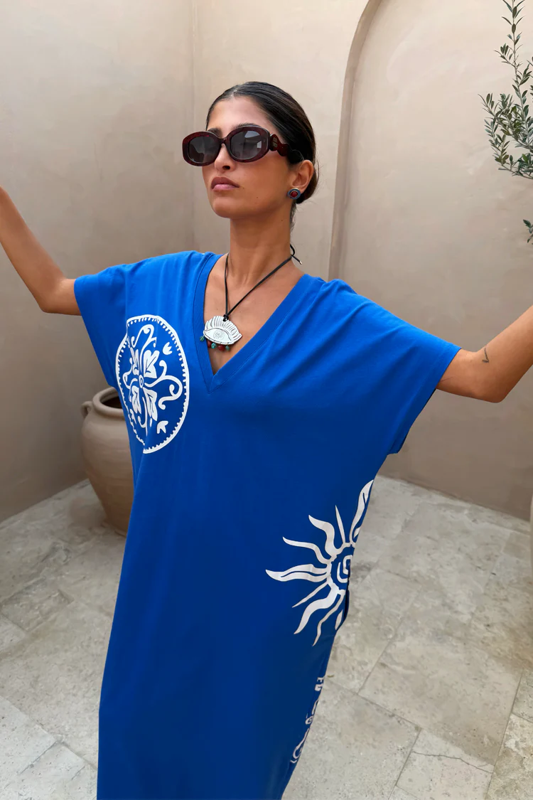 Blue Dolce Vita T-Shirt Dress - Image 4