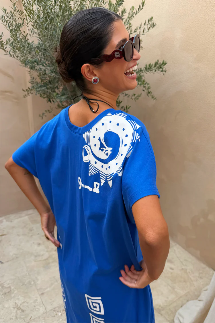 Blue Dolce Vita T-Shirt Dress - Image 6