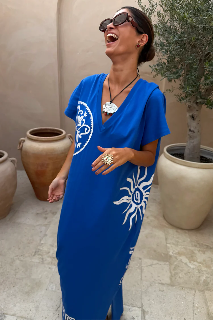 Blue Dolce Vita T-Shirt Dress - Image 7