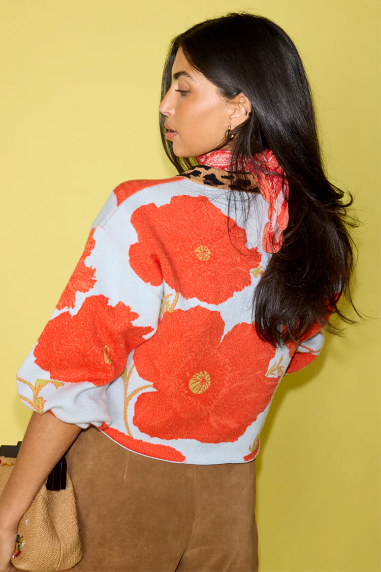 Blue Poppy Cardigan - Image 11