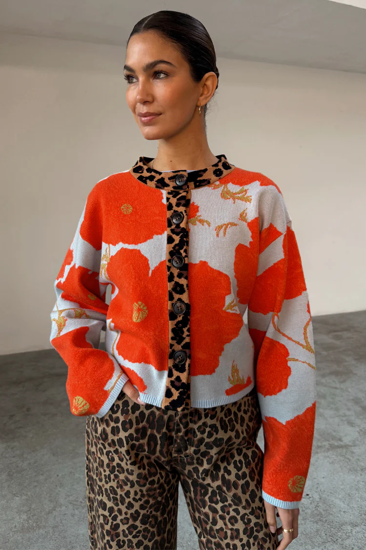 Blue Poppy Cardigan - Image 4