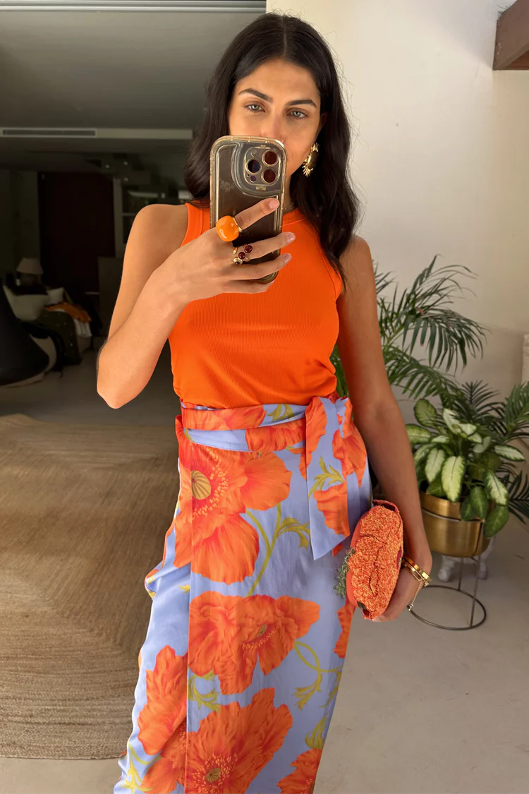 Blue Poppy Jaspre Skirt - Image 5