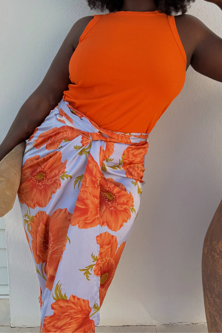 Blue Poppy Jaspre Skirt - Image 6