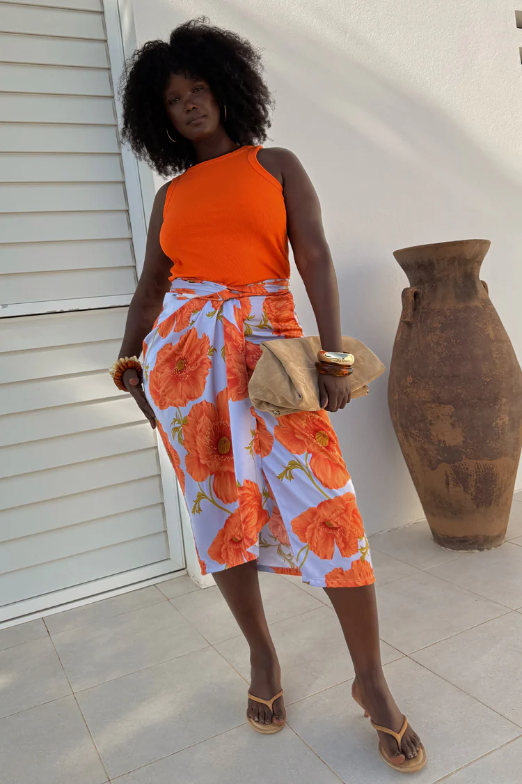 Blue Poppy Jaspre Skirt - Image 9
