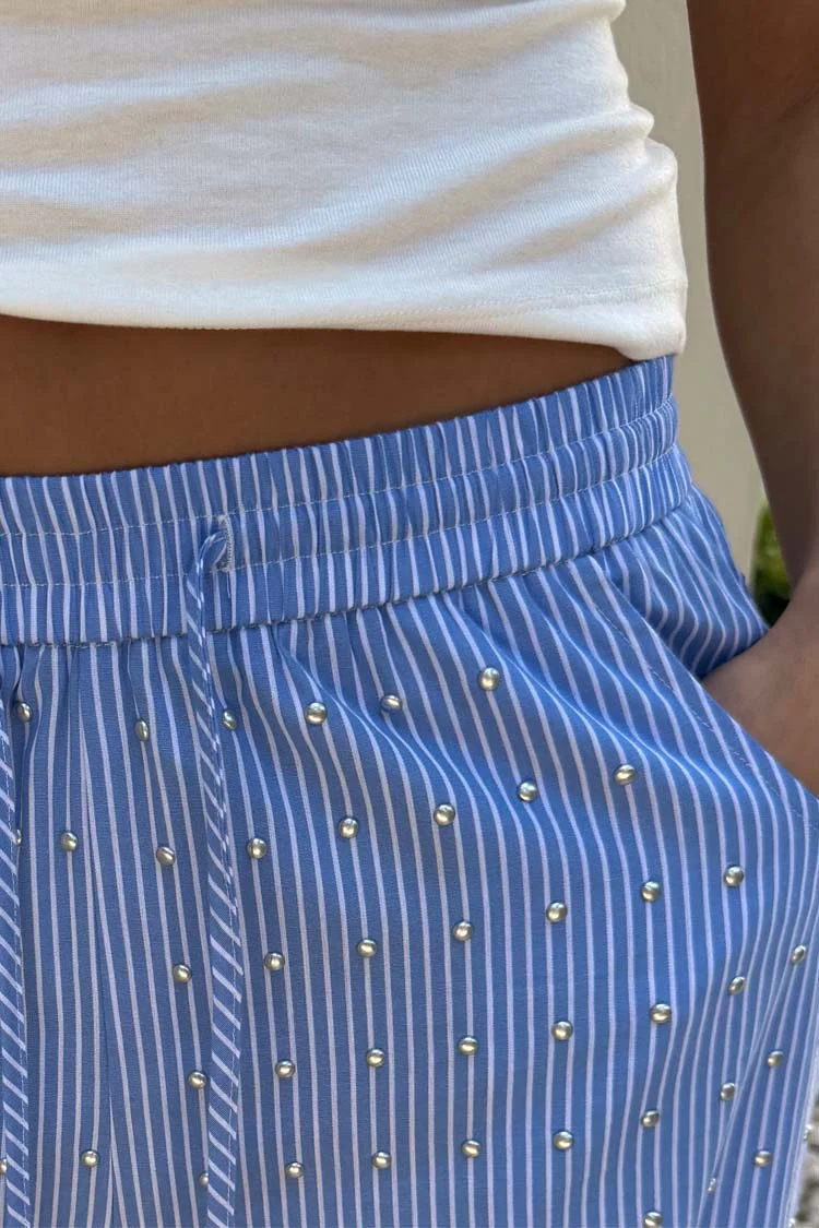 Blue Stripe Elissa Trouser - Image 5