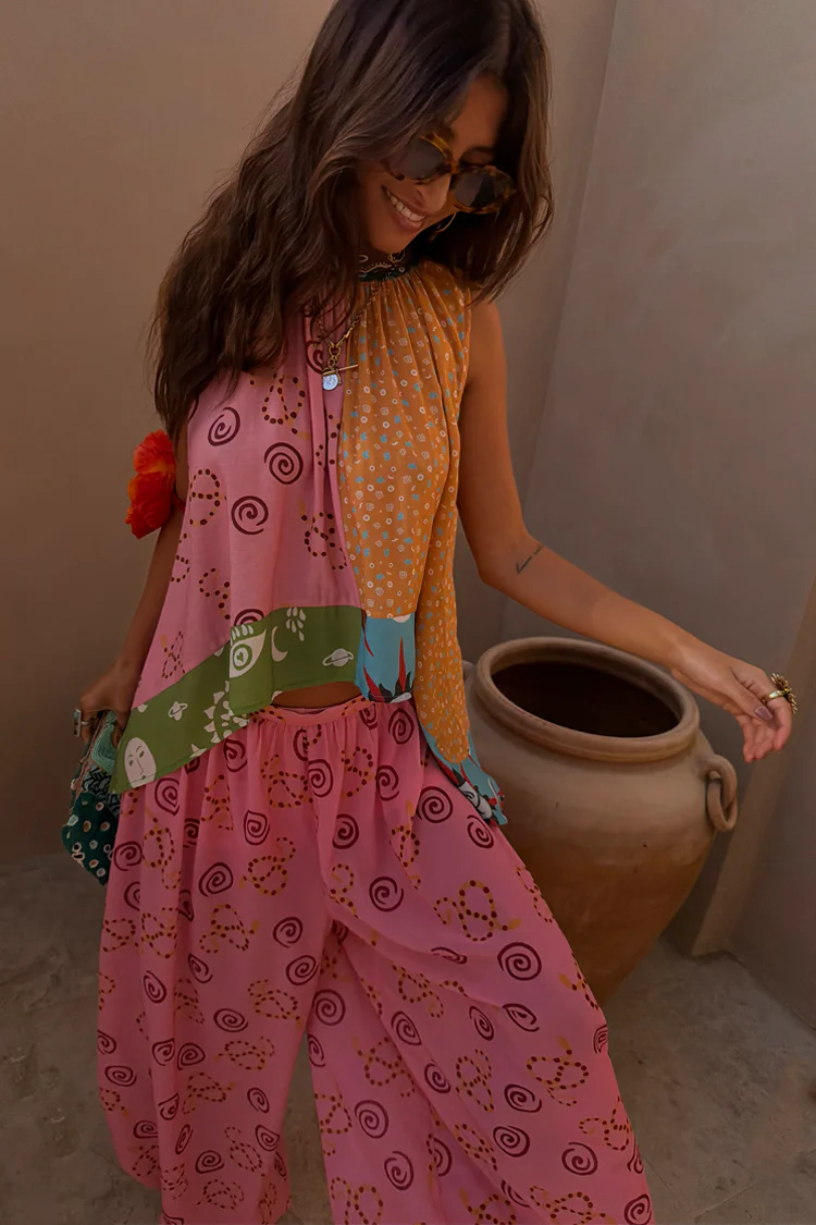 Etta Hankerchief Hem Top - Image 7