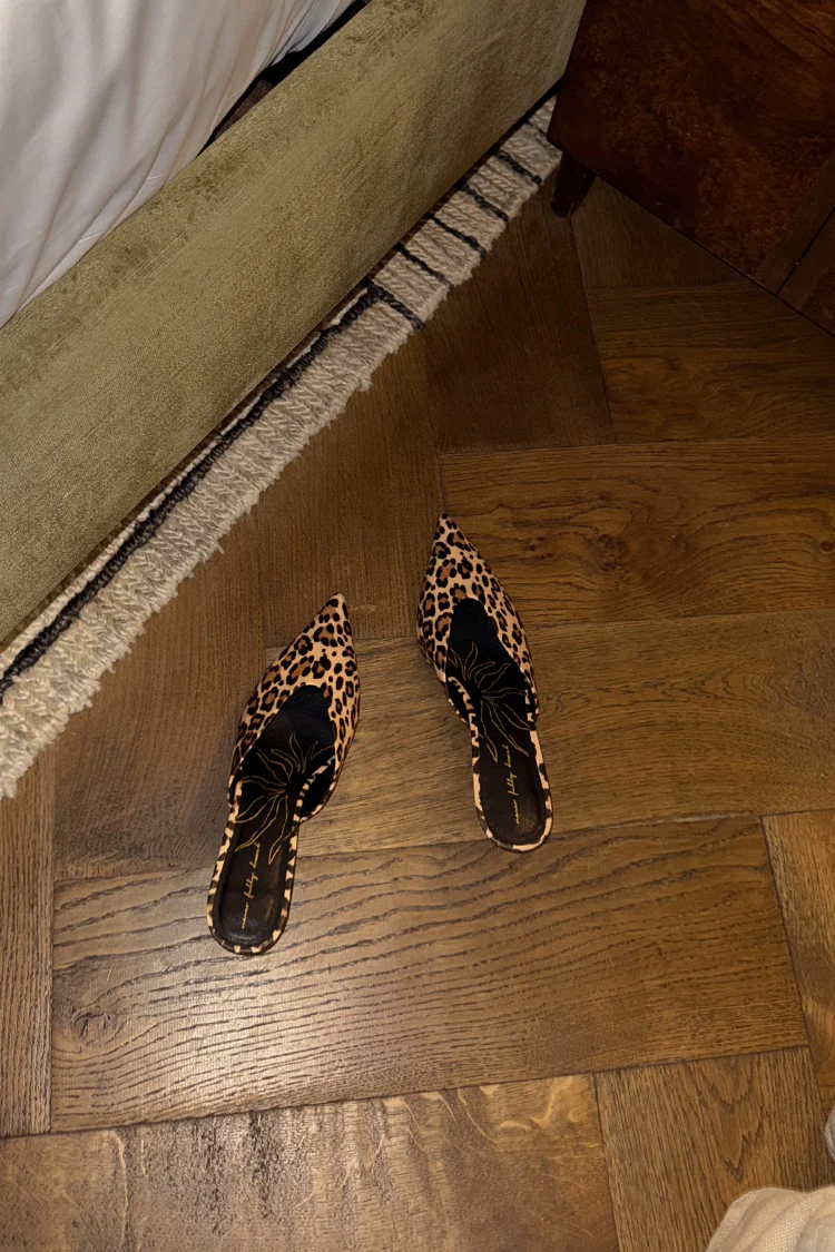 Leopard Heel Mules - Image 5