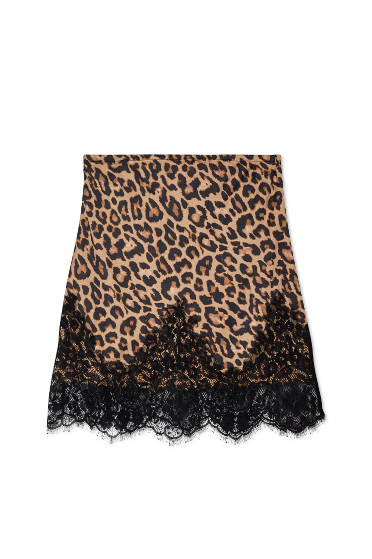 Leopard Lace Mini Maeva Skirt - Image 11