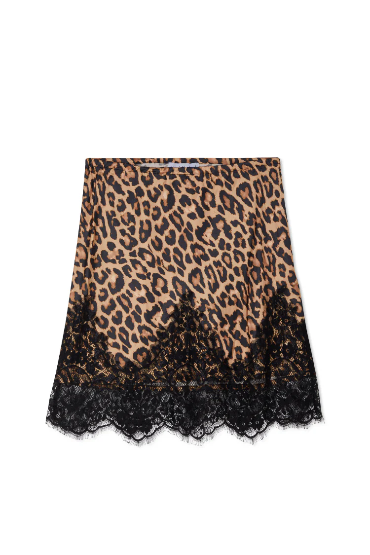 Leopard Lace Mini Maeva Skirt - Image 12