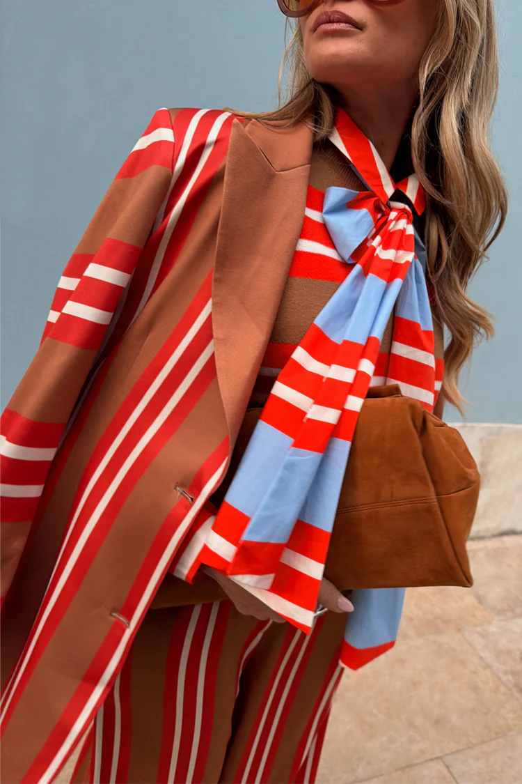 Multi Stripe Blazer - Image 4