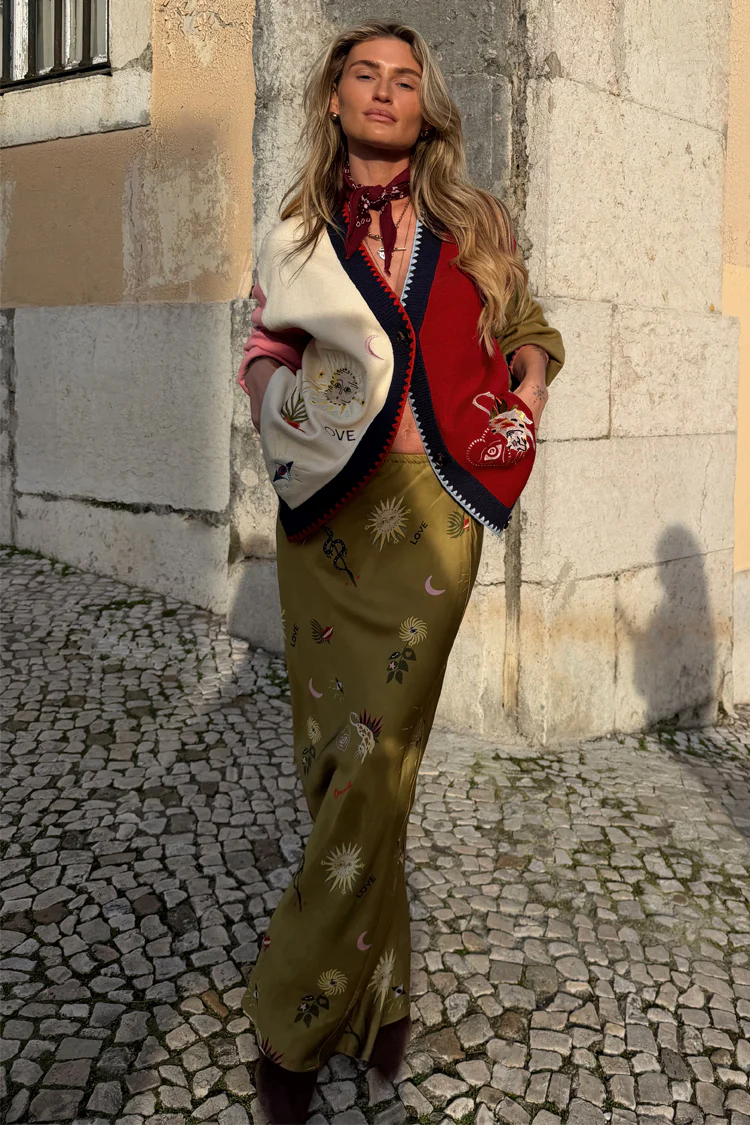Olive Mystical Dorris Skirt - Image 3