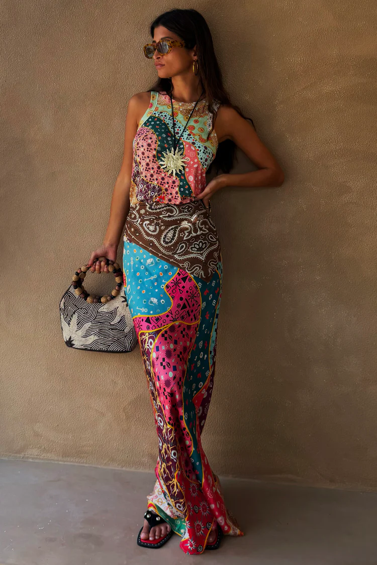 Pastel Morocco Dorris Skirt - Image 4