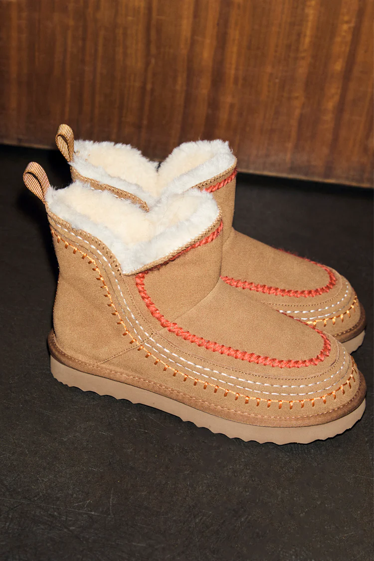 Tan Suede Boots - Image 3