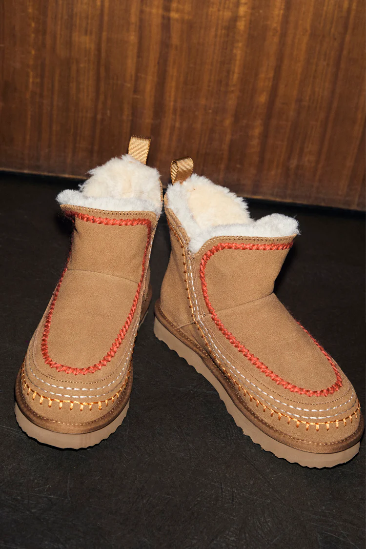 Tan Suede Boots - Image 5