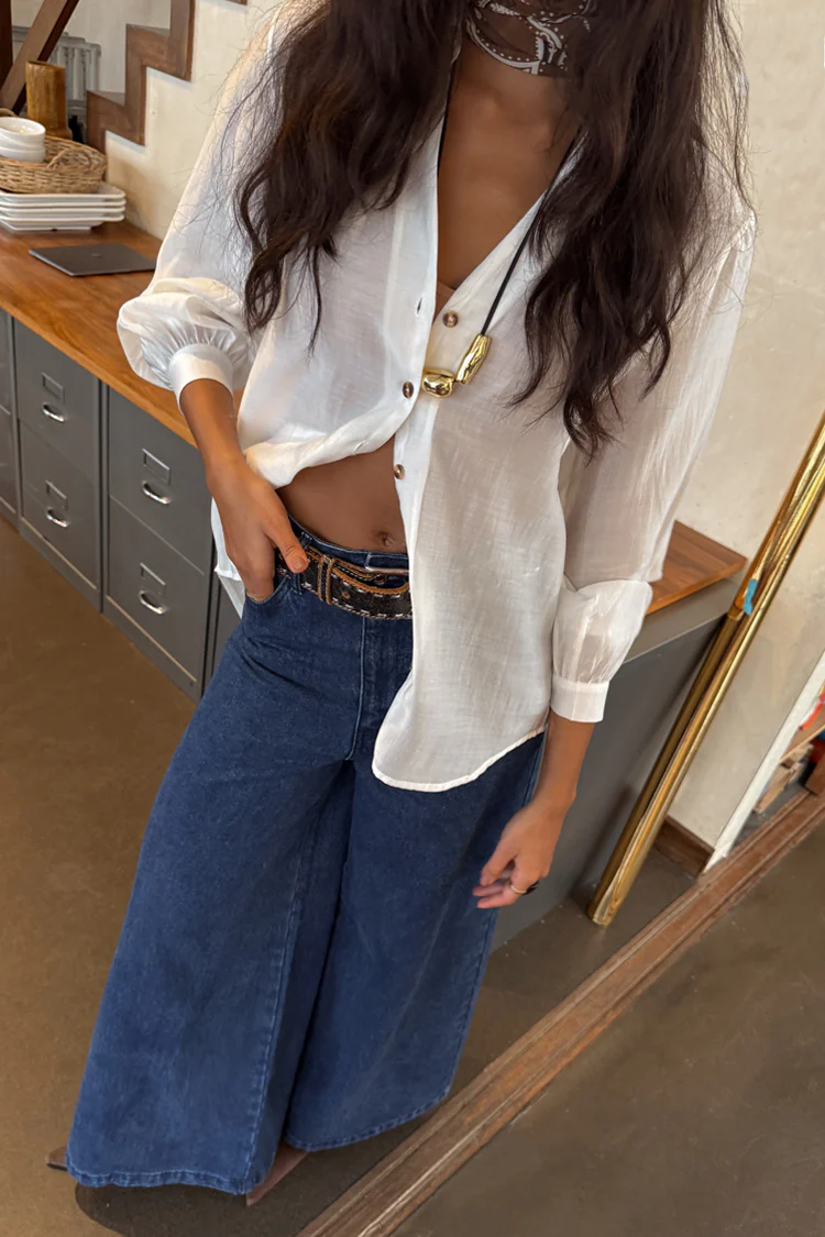 White Miley Shirt - Image 3