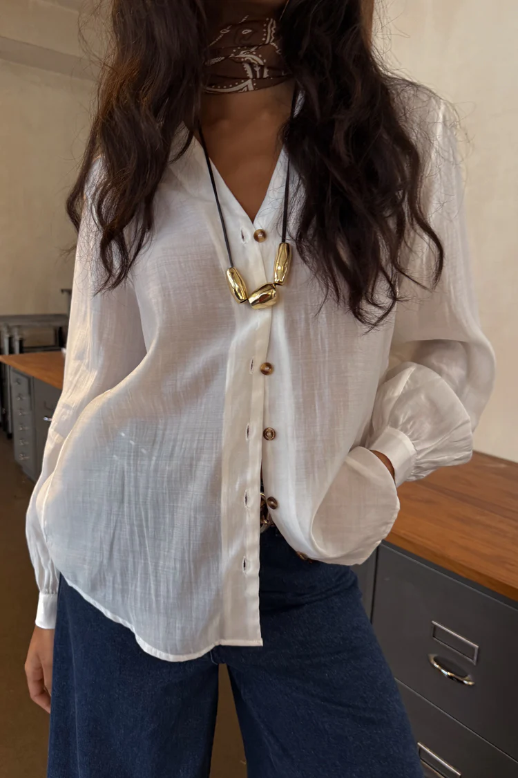 White Miley Shirt - Image 8